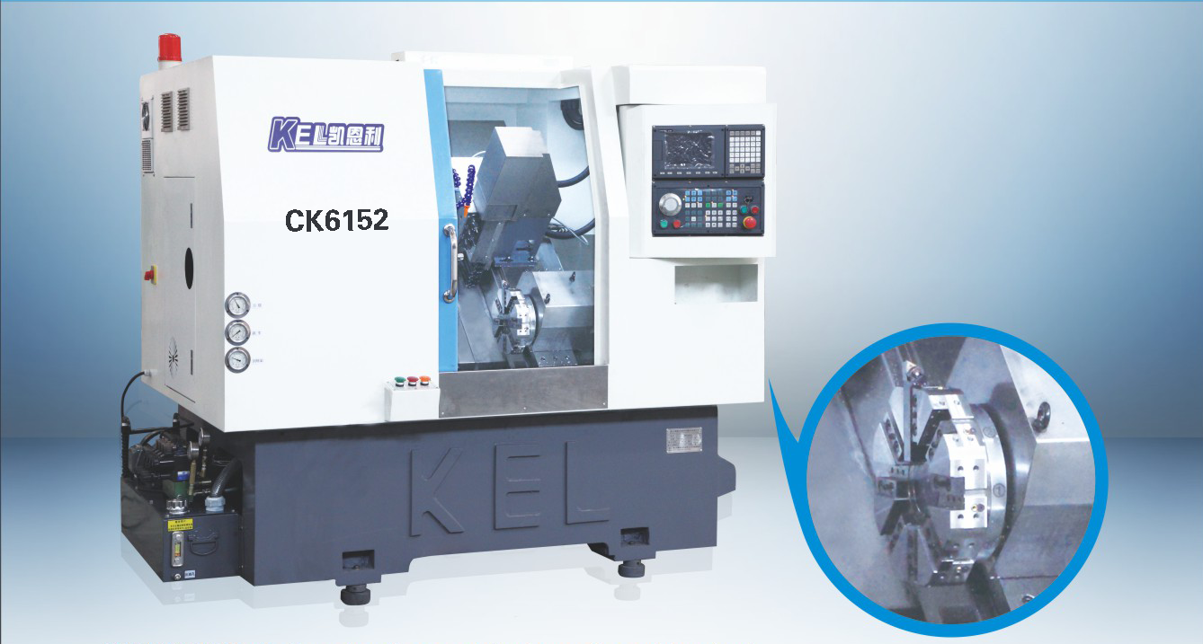 CKX6152D-Y ∠30斜床身車(chē)銑復(fù)合機(jī)(52刀塔+帶Y軸+4側(cè)動(dòng)力頭+4端動(dòng)力頭) 