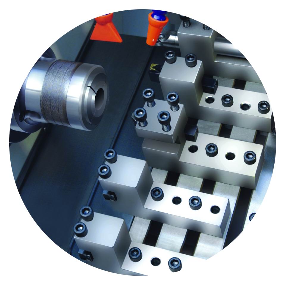 CKX120C∠45斜床身高配置(排刀機帶尾座）